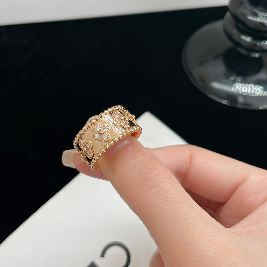 [⭐Maelin]PERLEE DIAMOND LARGE RING