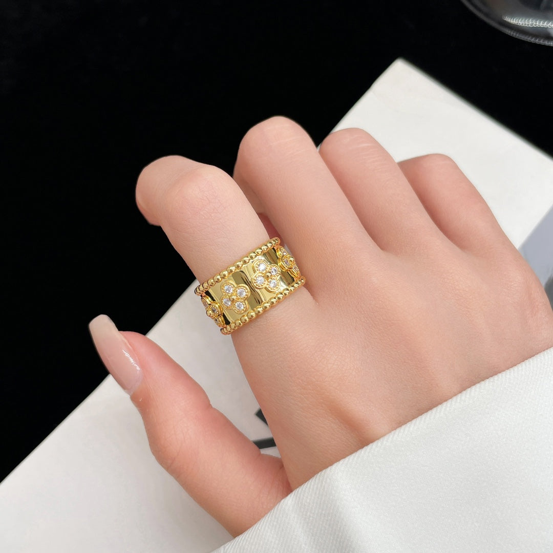 [⭐Maelin]PERLEE DIAMOND LARGE RING