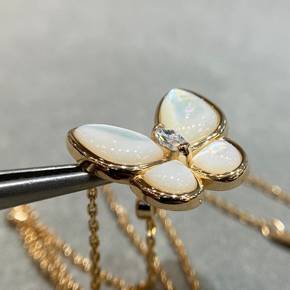 [⭐Maelin]BUTTERFLY MOP DIAMOND NECKLACE