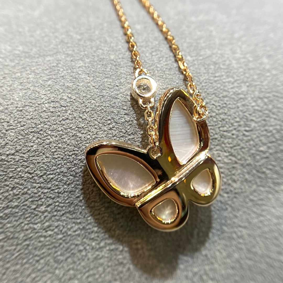 [⭐Maelin]BUTTERFLY MOP DIAMOND NECKLACE