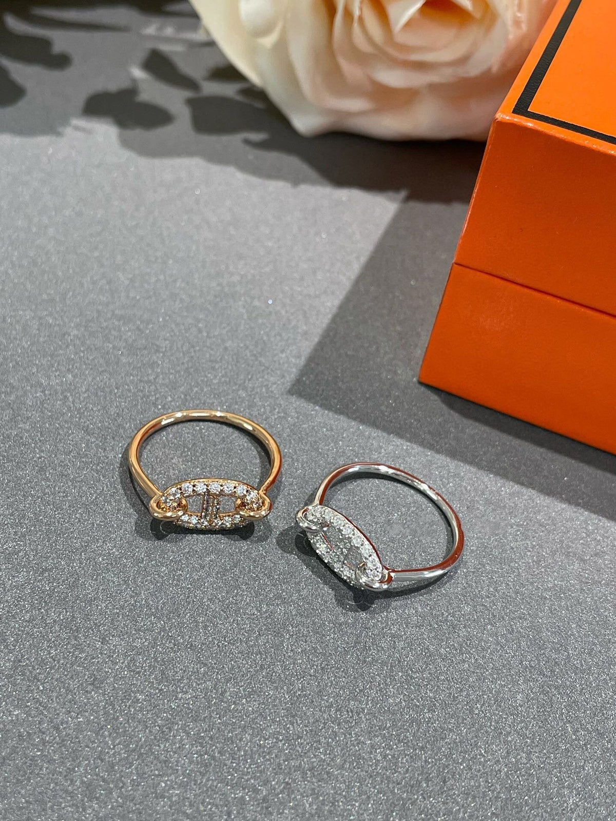 [⭐Maelin]RONDE SMALL DIAMOND RING