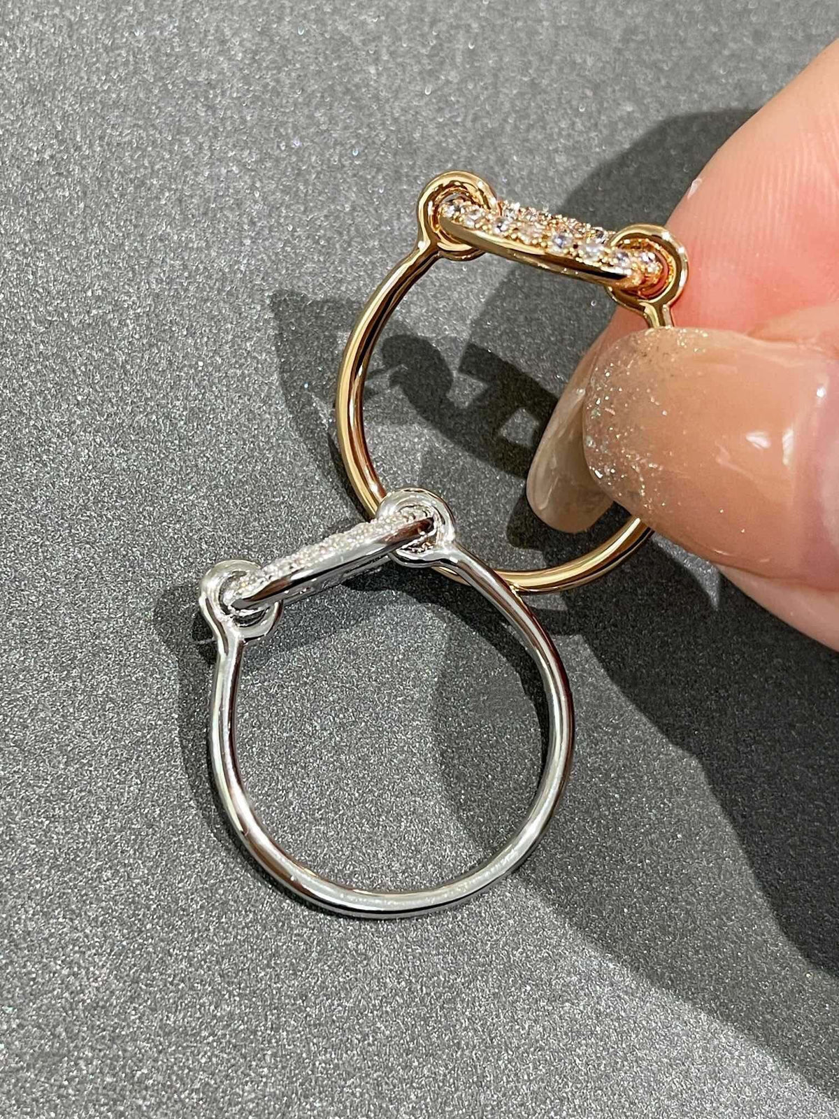 [⭐Maelin]RONDE SMALL DIAMOND RING