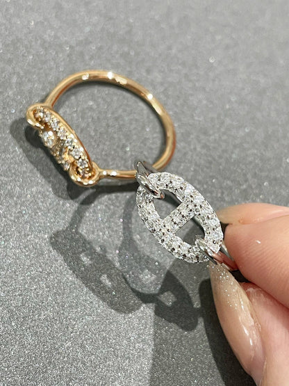 [⭐Maelin]RONDE SMALL DIAMOND RING