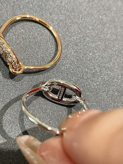[⭐Maelin]RONDE SMALL DIAMOND RING