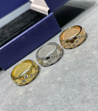 [⭐Maelin]BEE LOVE DIAMOND LARGE RING