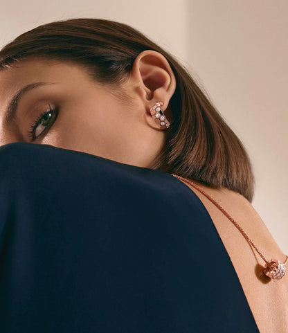 [⭐Maelin]BEE LOVE DIAMOND HOOP EARRINGS