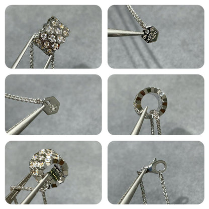 [⭐Maelin]BEE LOVE DIAMOND PAVED 3 ROW NECKLACE
