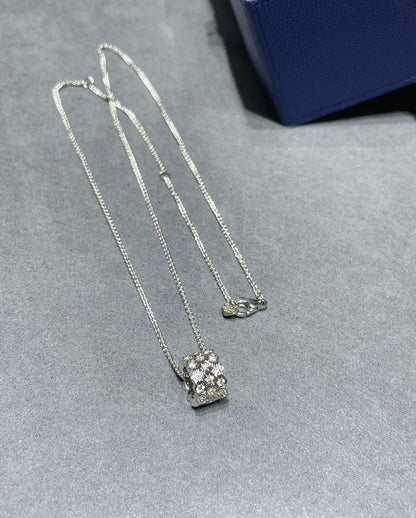 [⭐Maelin]BEE LOVE DIAMOND PAVED 3 ROW NECKLACE
