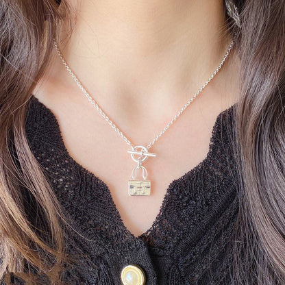 [⭐Maelin]CONSTANCE PEDANT SILVER NECKLACE