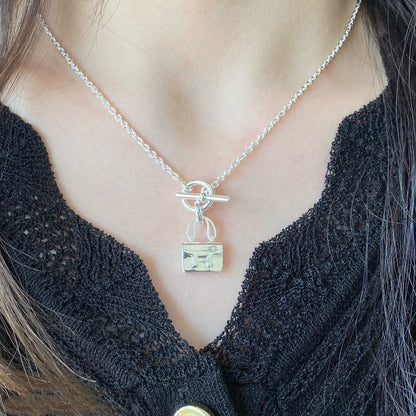 [⭐Maelin]CONSTANCE PEDANT SILVER NECKLACE