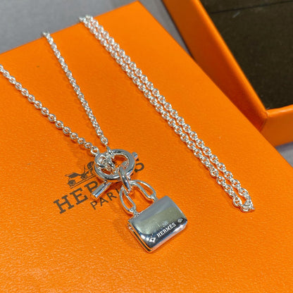 [⭐Maelin]CONSTANCE PEDANT SILVER NECKLACE