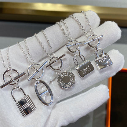 [⭐Maelin]CONSTANCE PEDANT SILVER NECKLACE