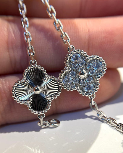 [⭐Maelin] CLOVER 5 MOTIF LASER BRACELET COLLECTION