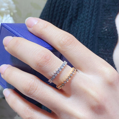 [⭐Maelin]BEE LOVE DIAMOND PAVED SMALL RING
