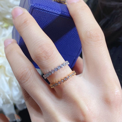 [⭐Maelin]BEE LOVE DIAMOND PAVED SMALL RING