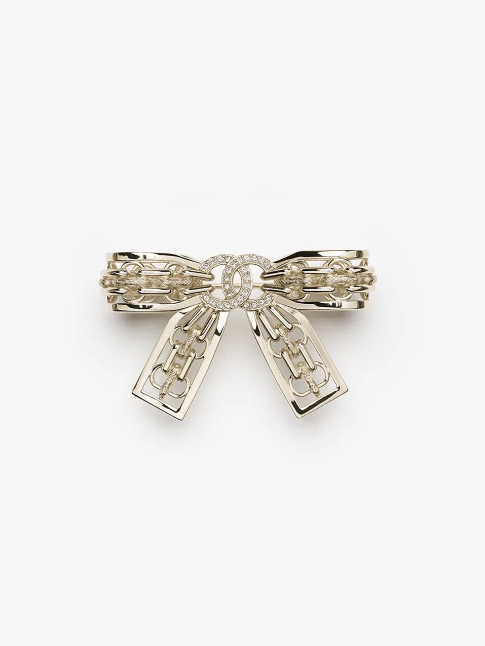 [⭐Maelin]25K Hollow Bow Brooch