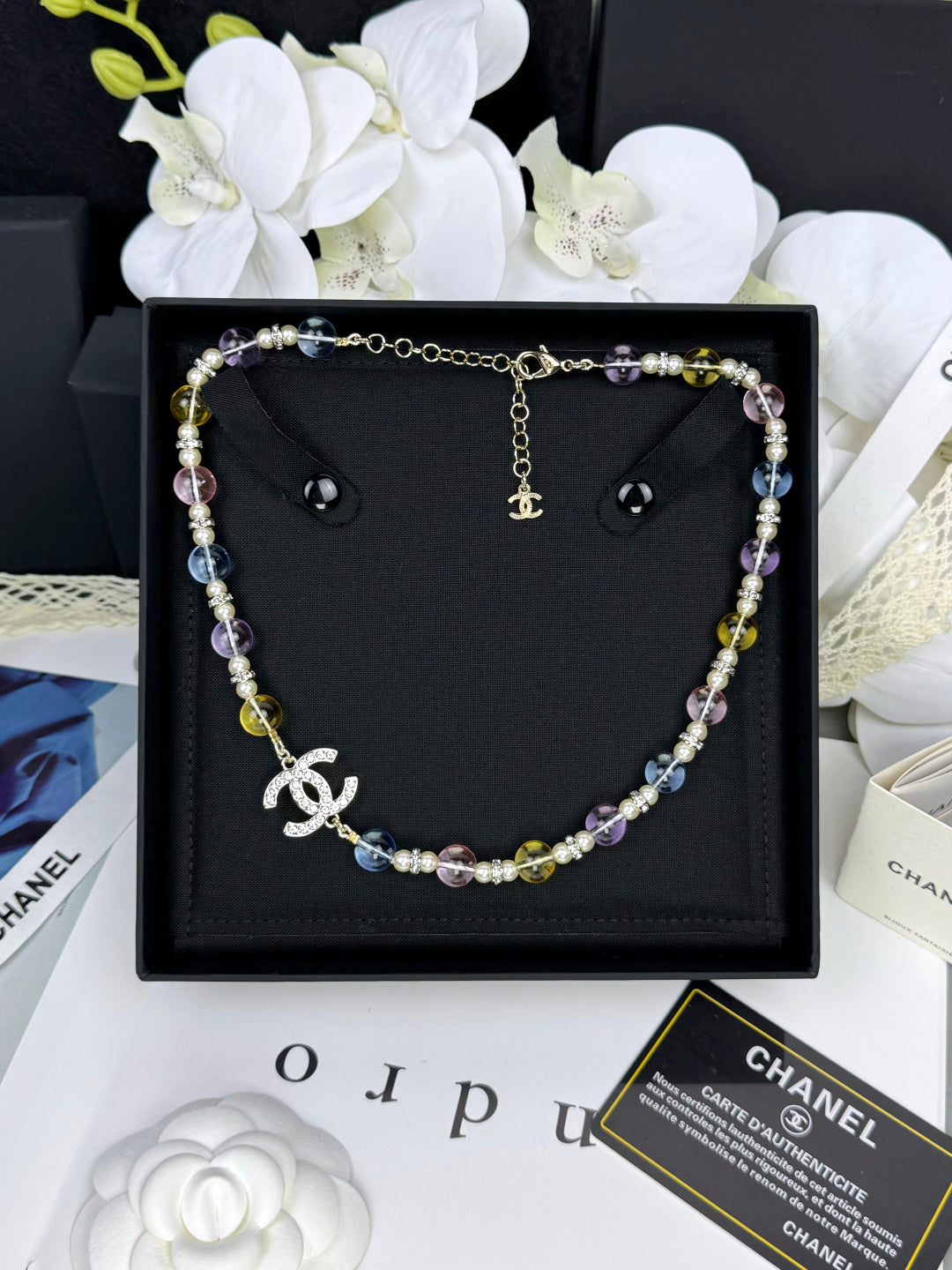 [⭐Maelin]26C New Spring Collection Colorful Transparent Resin Necklace