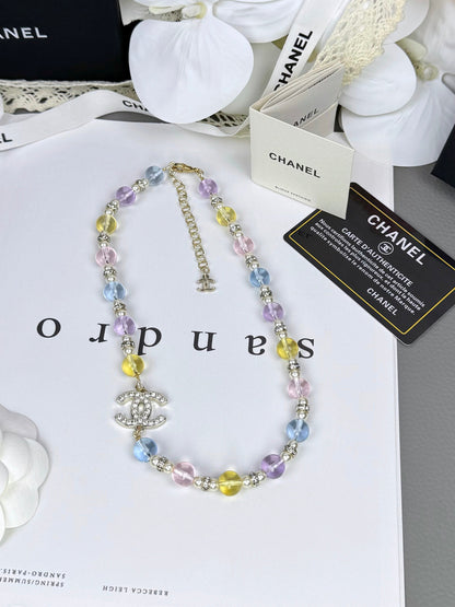 [⭐Maelin]26C New Spring Collection Colorful Transparent Resin Necklace