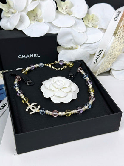 [⭐Maelin]26C New Spring Collection Colorful Transparent Resin Necklace