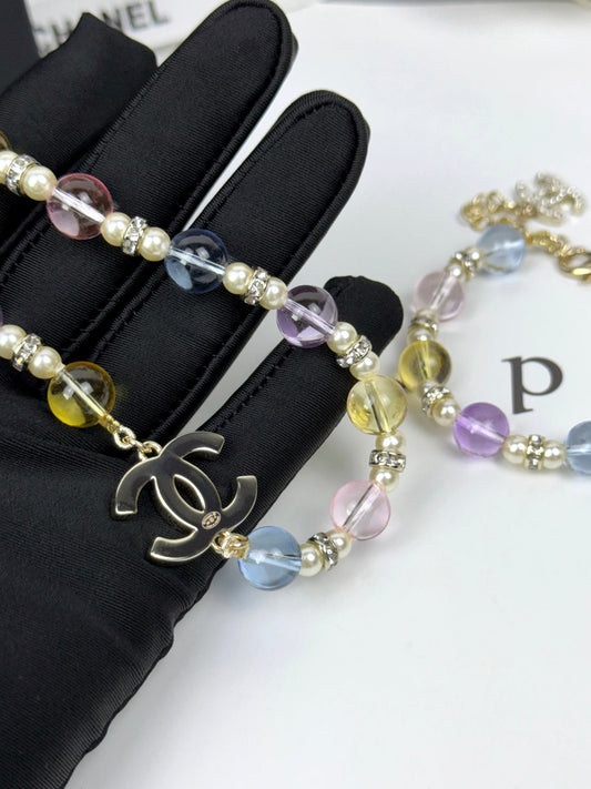 [⭐Maelin]26C New Spring Collection Colorful Transparent Resin Necklace