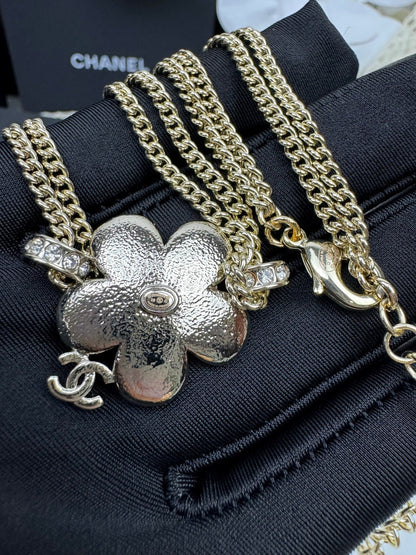 [⭐Maelin]New Blue Floral Double-Layer Necklace