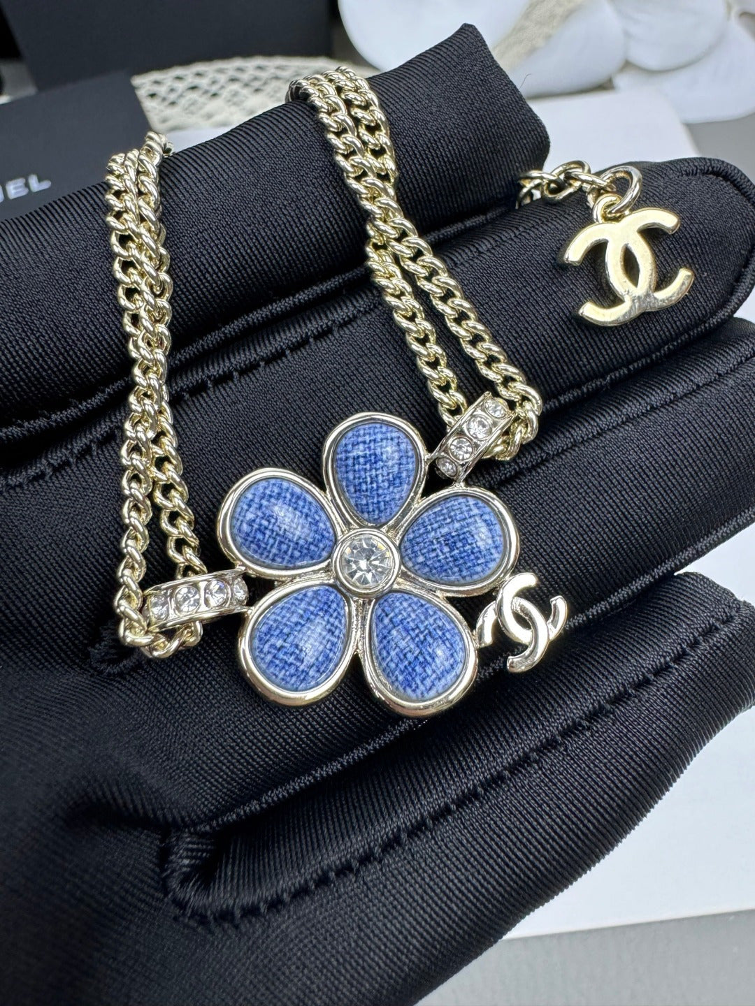 [⭐Maelin]VOLTE New Blue Floral Double-Layer Bracelet