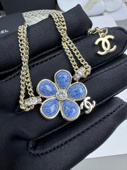[⭐Maelin]VOLTE New Blue Floral Double-Layer Bracelet