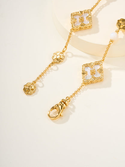 [⭐Maelin]B.C.L ENAMELED Three-Flower Bracelet（Trumpet)