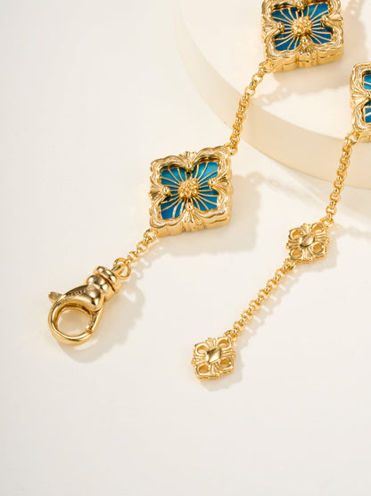 [⭐Maelin]B.C.L ENAMELED Five-Flower Bracelet（Various Colors)