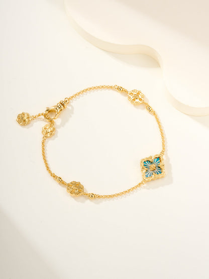 [⭐Maelin]B.C.L ENAMELED One-Flower Bracelet（Various Colors)
