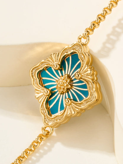 [⭐Maelin]B.C.L ENAMELED One-Flower Bracelet（Various Colors)