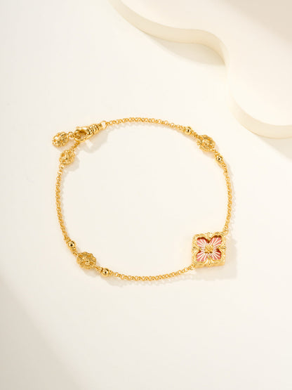 [⭐Maelin]B.C.L ENAMELED One-Flower Bracelet（Various Colors)