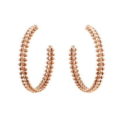 [⭐Maelin]CLASH LARGE HOOP EARRINGS