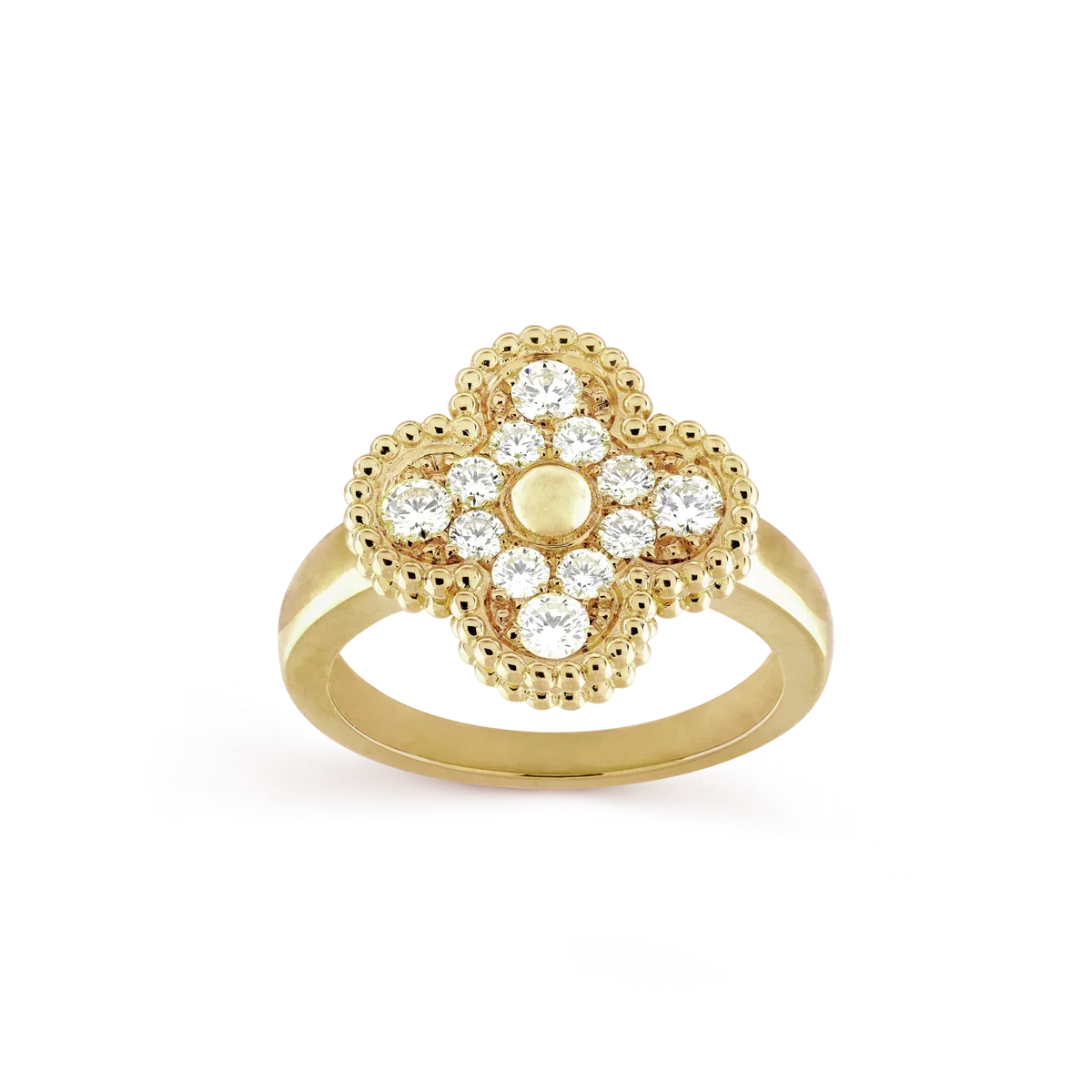 [⭐Maelin]CLOVER DIAMOND RING