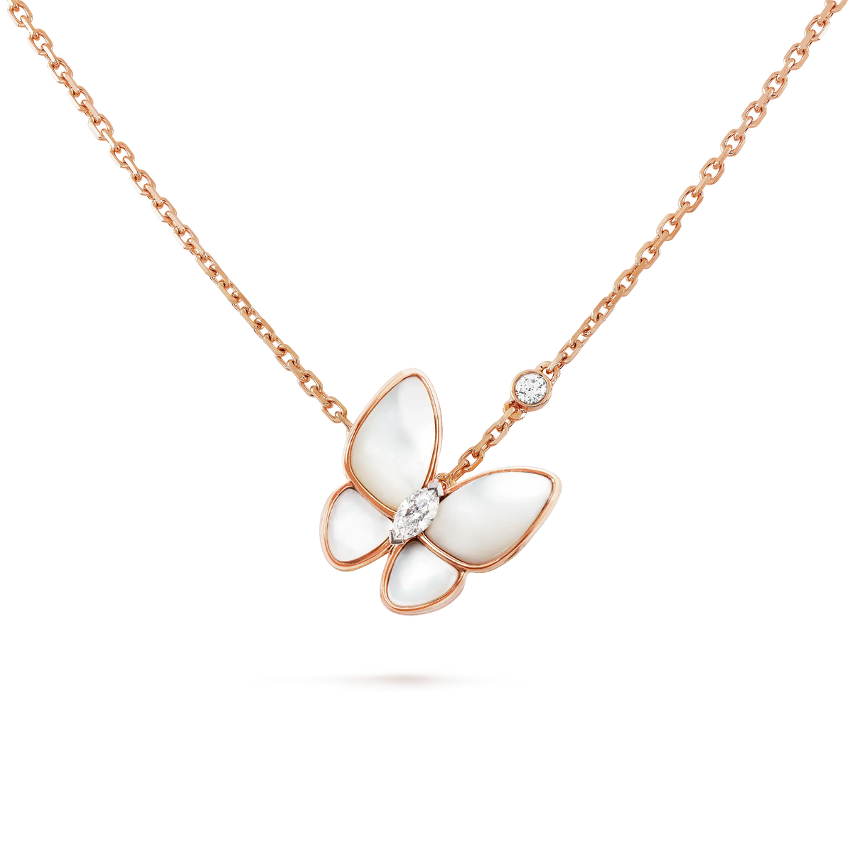 [⭐Maelin]BUTTERFLY MOP DIAMOND NECKLACE