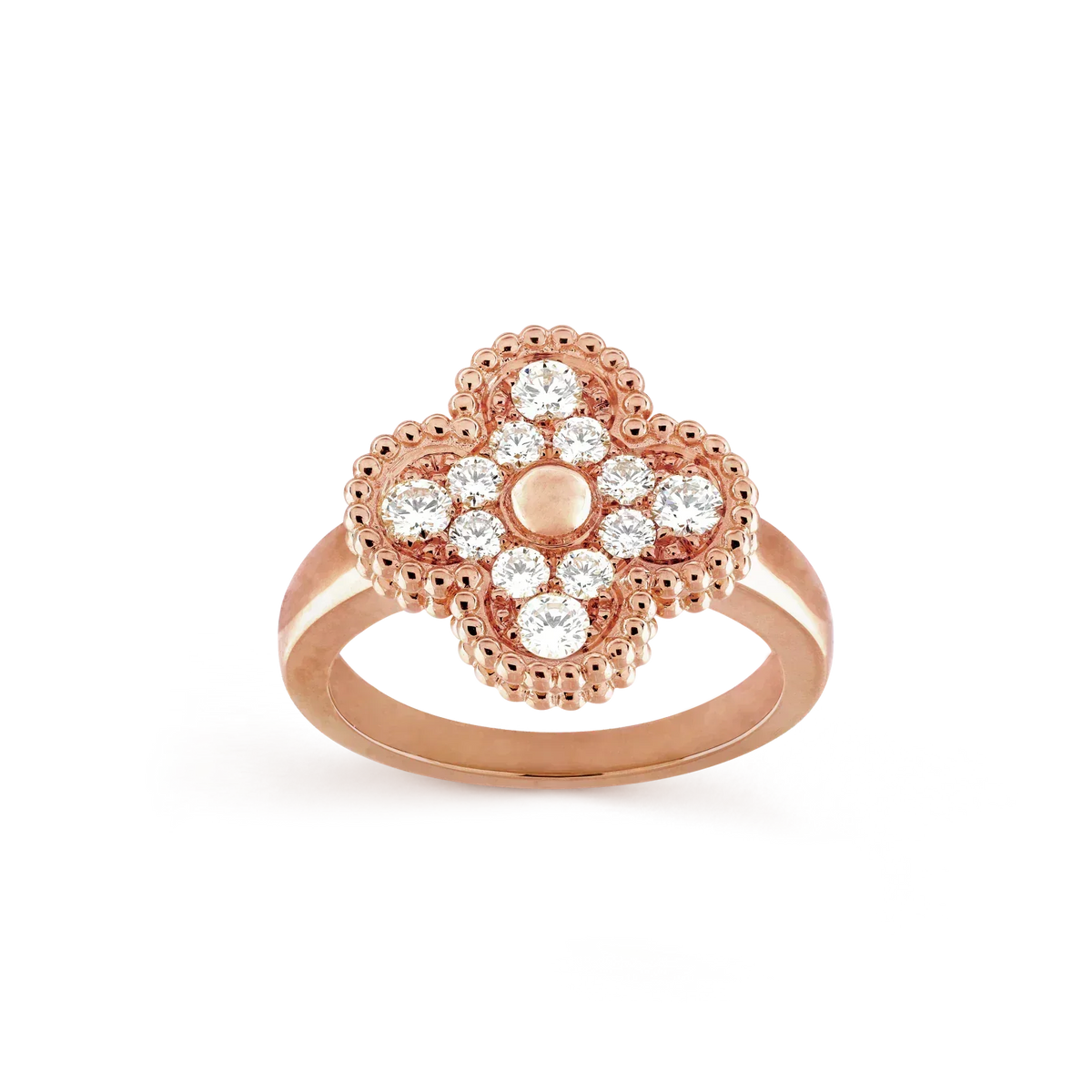 [⭐Maelin]CLOVER DIAMOND RING
