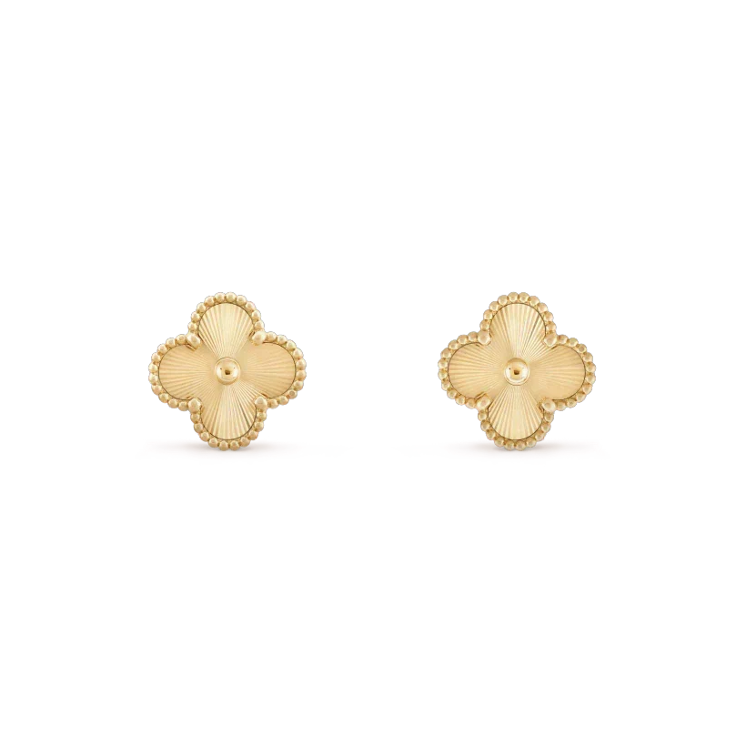 [⭐Maelin]CLOVER MINI 9.5MM LASER EARRINGS