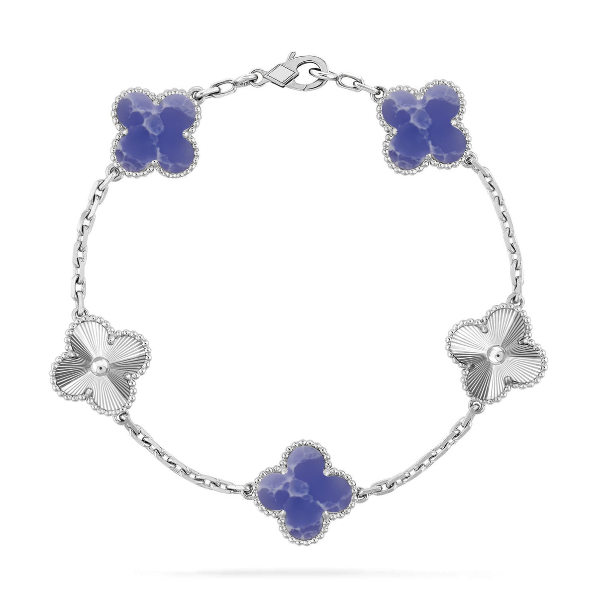 [⭐Maelin]CLOVER 5 MOTIF BLUE VEINS BRACELET COLLECTION