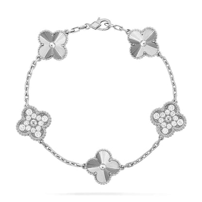 [⭐Maelin] CLOVER 5 MOTIF LASER BRACELET COLLECTION