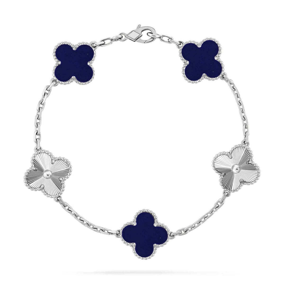 [⭐Maelin]CLOVER 5 MOTIF LAPIS LAZULI BRACELET COLLECTION