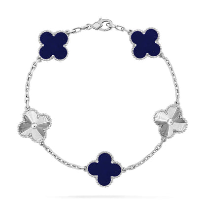 [⭐Maelin]CLOVER 5 MOTIF LAPIS LAZULI BRACELET COLLECTION