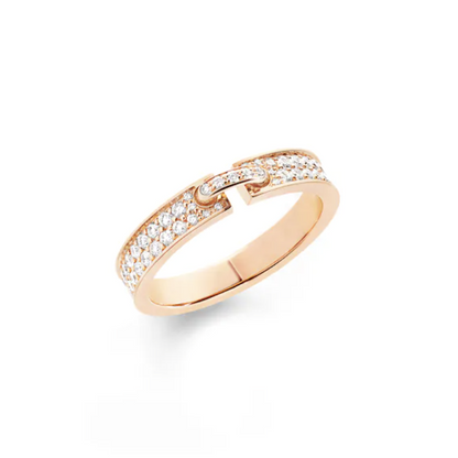[⭐Maelin]ALLIANCE LIENS VIDENCE PAVED DIAMOND 4MM RING
