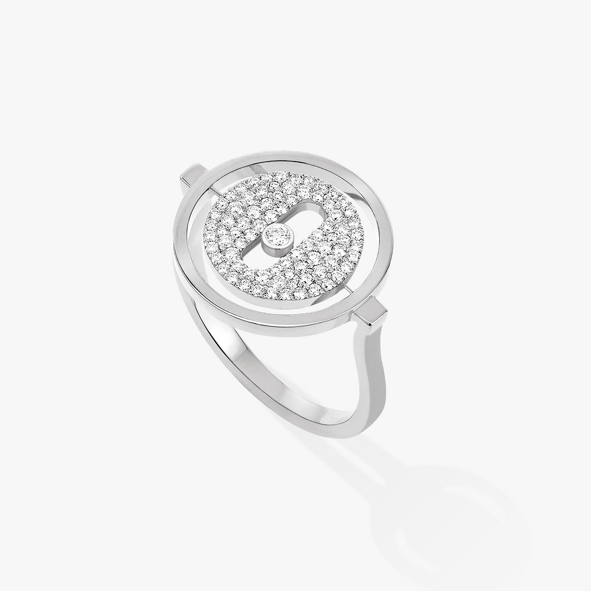 [⭐Maelin]Demo MOVE PAVED SILVER DIAMOND RING