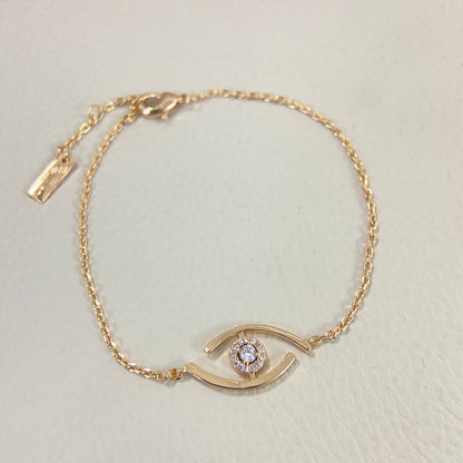 [⭐Maelin]Demo Eye Pave-Set Diamond Bracelet