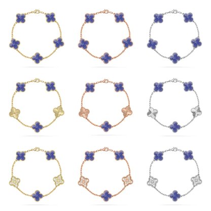 [⭐Maelin]CLOVER 5 MOTIF BLUE VEINS BRACELET COLLECTION