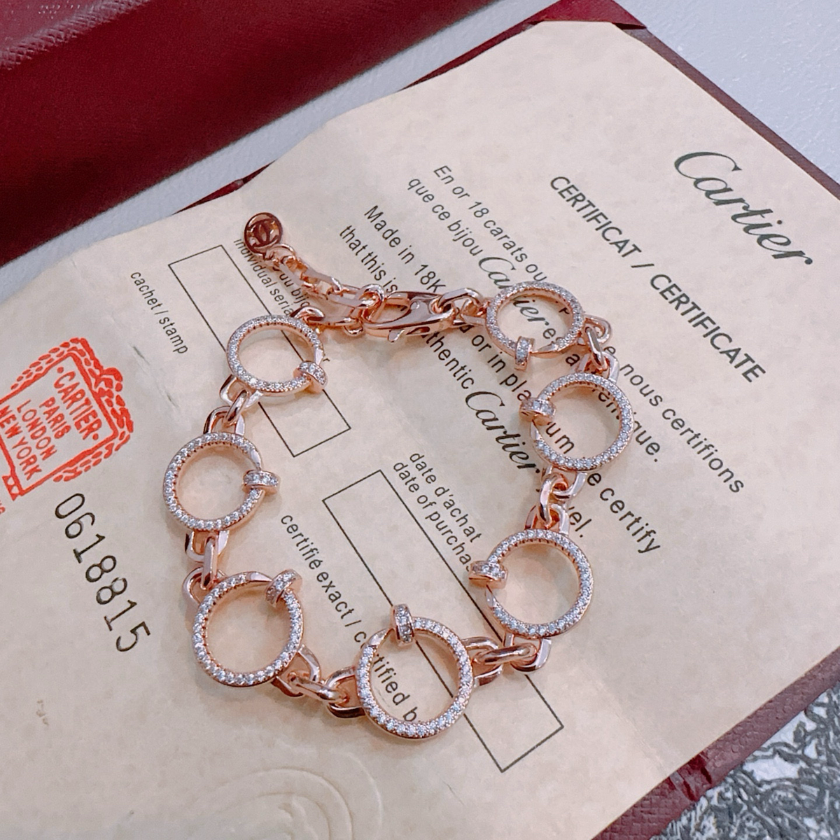 [⭐Maelin Jewelry] LOVE&JUSTE BRACELET DIAMONDS