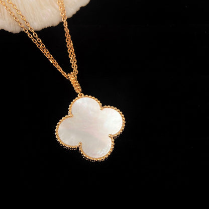 [⭐Maelin]CLOVER 25MM MOP LARGE PENDANT NECKLACE
