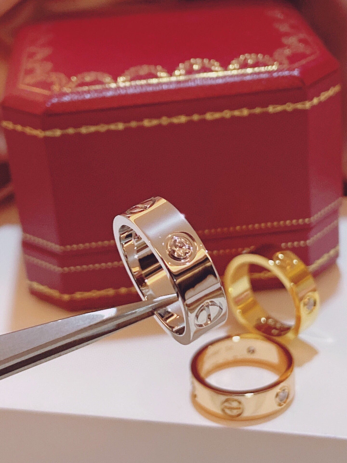 [⭐Maelin]Three-Diamond Ring