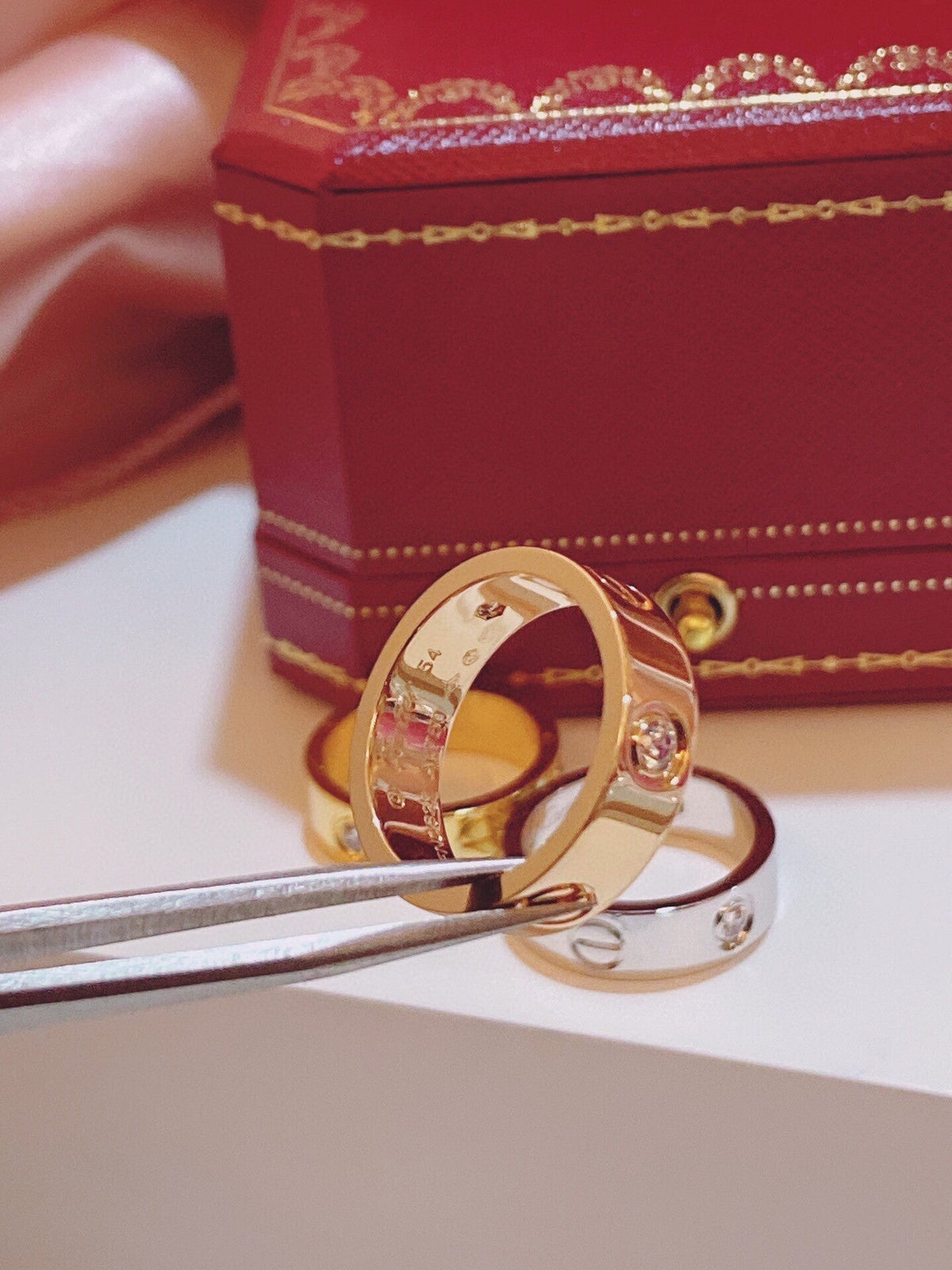 [⭐Maelin]Three-Diamond Ring