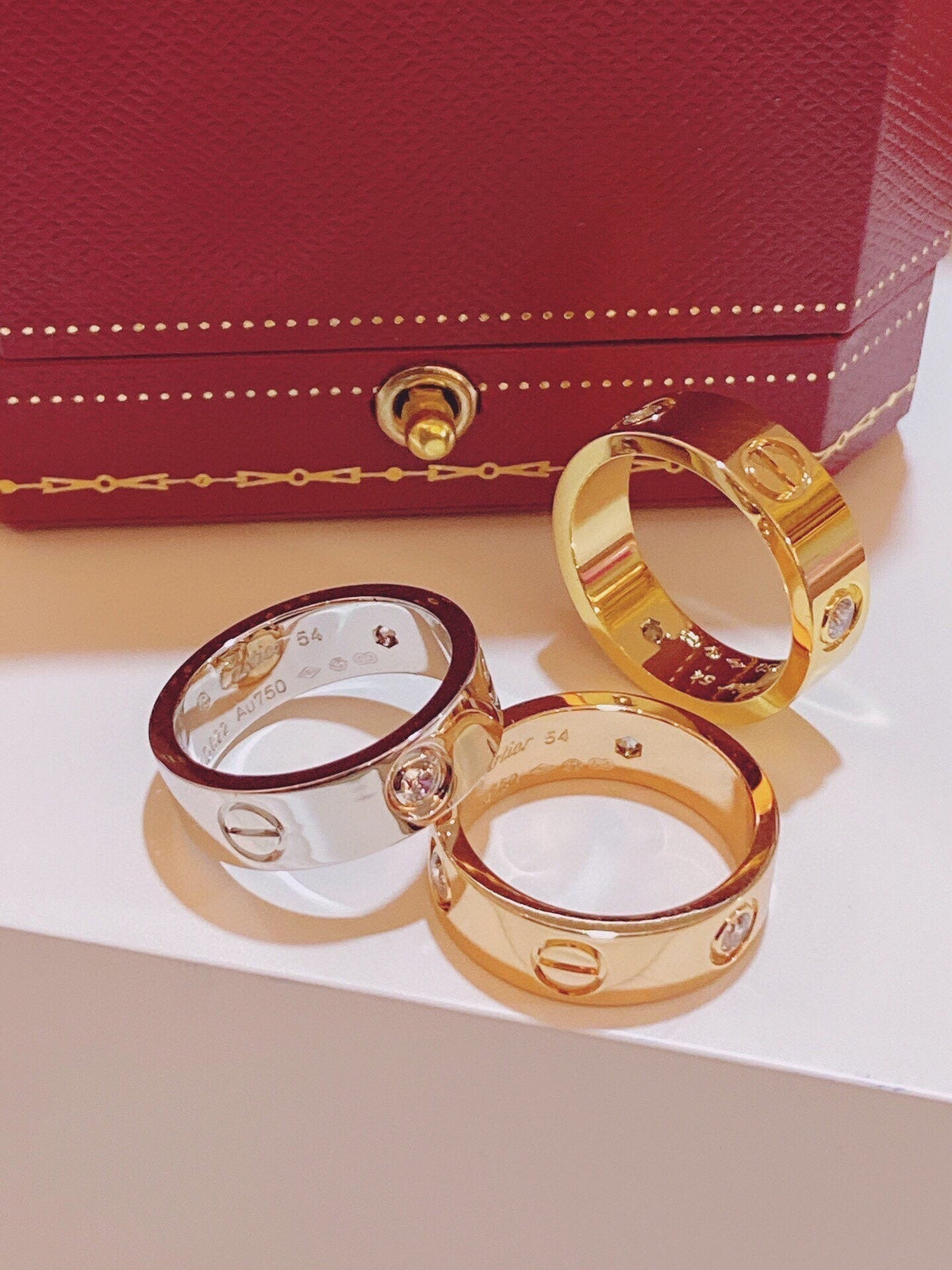 [⭐Maelin]Three-Diamond Ring